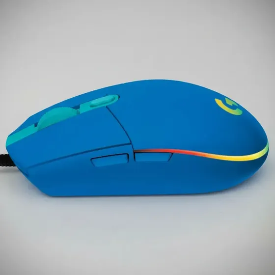 Mouse Gamer Logitech G203 RGB LIGHTSYNC, até 8.000 DPI, Azul
