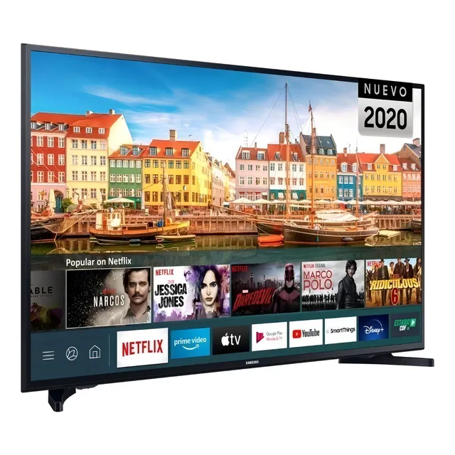 Smart TV de 43" Samsung UN43T5202A con pantalla LED Full HD
