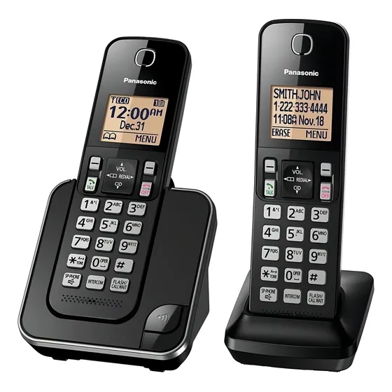 Teléfono Panasonic Central Kx-tgc352 Inalámbrico 127v - Color Negro