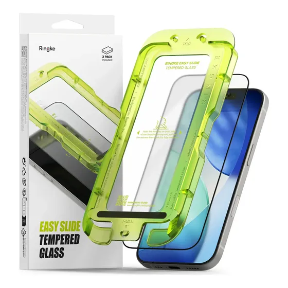 Mica Vidrio Ringke Easy Slide Para iPhone 17 Normal 6.3 2pc | Cuotas sin interés