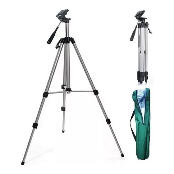 Tripé 1,3m Foto Studio Profissional + Case TriPod Sl 2111