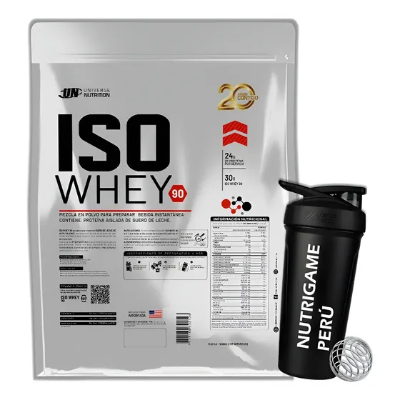 Iso Whey 90 5 Kg Proteina Isolatada +shaker - Tienda Fisica | Cuotas sin interés