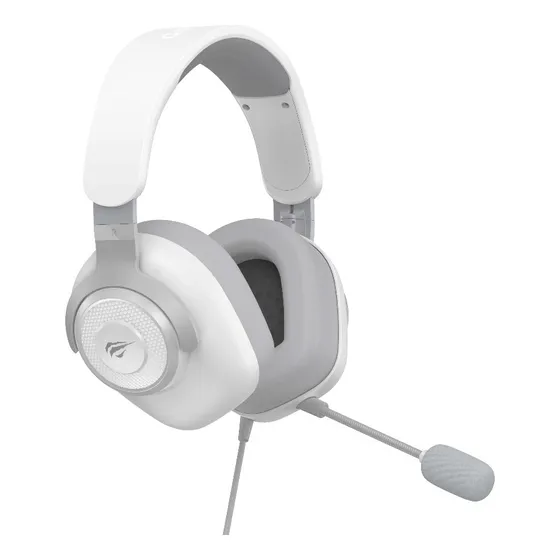 Fone De Ouvido Gamer Havit H2230u 7.1 Usb 50mm Para Pc E Consoles Cor Branco