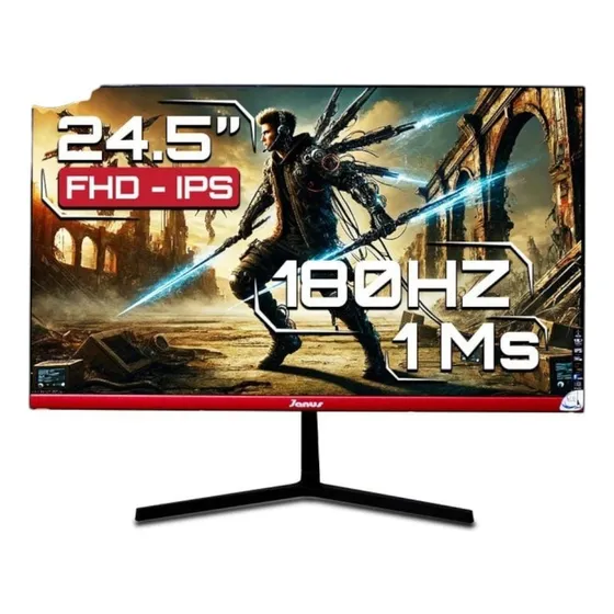 Monitor Gamer Janus con pantalla de 24.5" 180Hz 110V y resolución Full HD