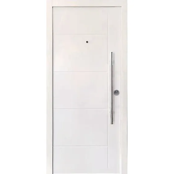 Waluminio Blindada Barral puerta color blanco 90cm x 205cm
