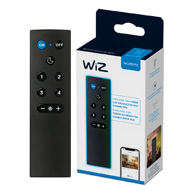 Control Remoto Inteligente Philips Wizmote Wi-fi Controla Las Luces Con Solo Presionar Un Botón