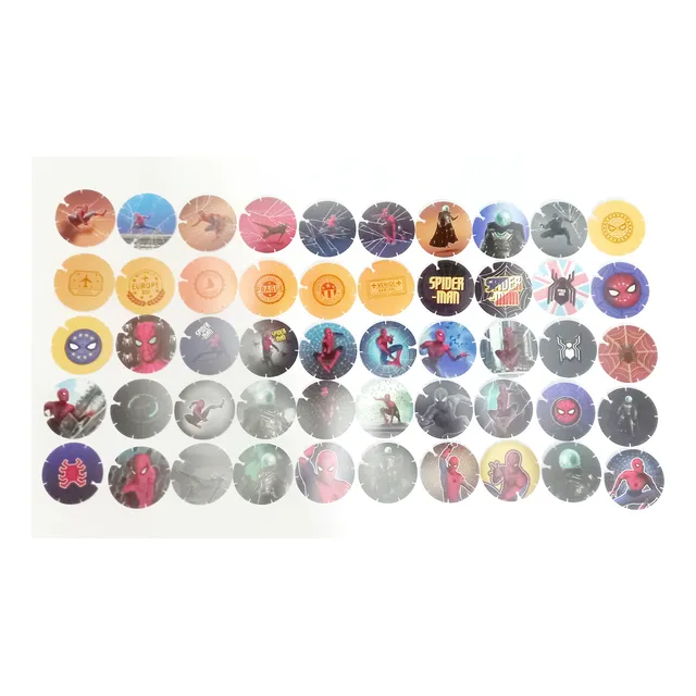 Tazos Spiderman. Coleccion Completa 50 De 50 Normales. 