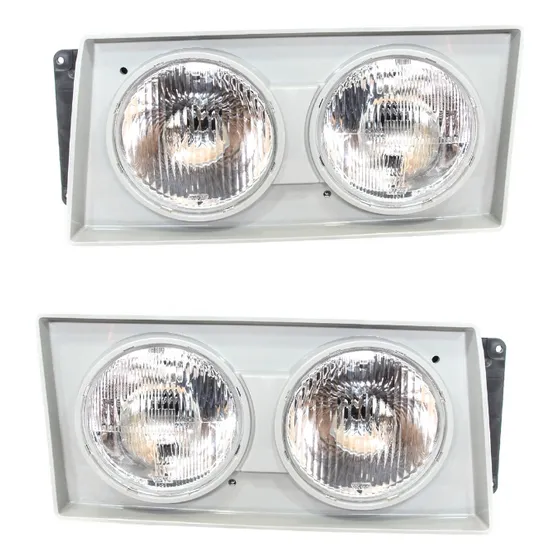 Ópticas Doble Worker Jgo P/camión Vw De 2000 Fte Plata H1/h1