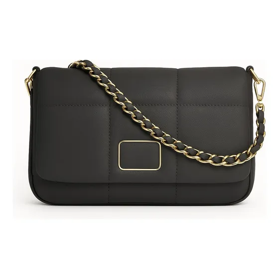 Bolsa Crossbody Bandolera Mensajera Mujer Moda Dama Color Negro