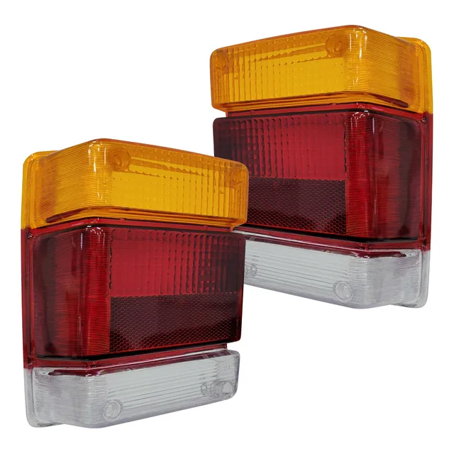 Jogo De Lentes Sinaleira Seta Traseira Chevy Marajo 83 A 94