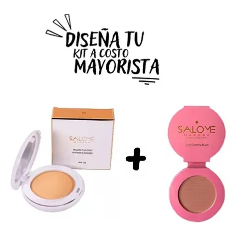 Polvo Compacto Matte Doble Función Salome Redondo