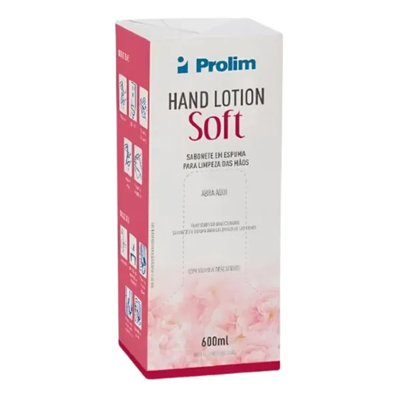Sabonete Espuma Para Mãos Soft Refil 600 Ml Com Válvula