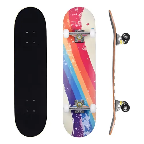 Deleven Monopatín De 22 Con Ruedas LED Brillantes, Bolsa De Transporte Herramienta De Skate Rodamientos Abec 7 Para Ninos Principiantes Adultos Deleven Monopatín De 22 Con Ruedas LED Brillantes, Bolsa De Transporte Herramienta De Skate Rodamientos Abec 7 Para Ninos Principiantes Adultos