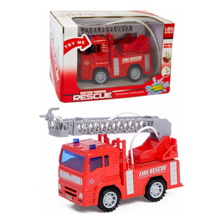 Camion Bombero Con Luz Sonido Pila Lanza Agua Juguete Niños Camion Bombero Con Luz Sonido Pila Lanza Agua Juguete Niños