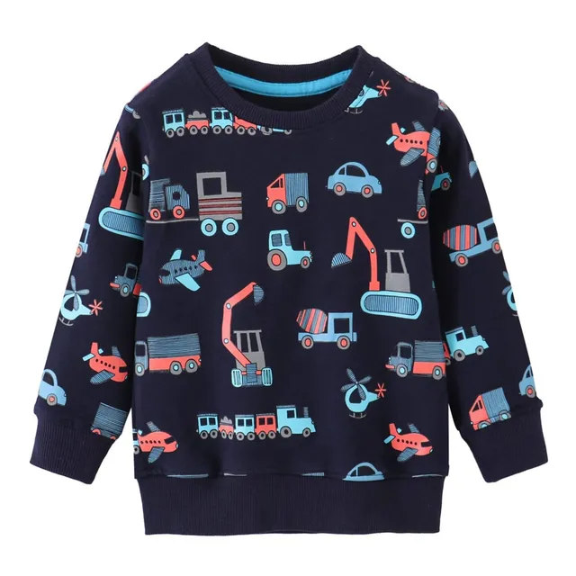 Mujoqe Sudadera Manga Larga Cuello Redondo Para Niño S 1 7