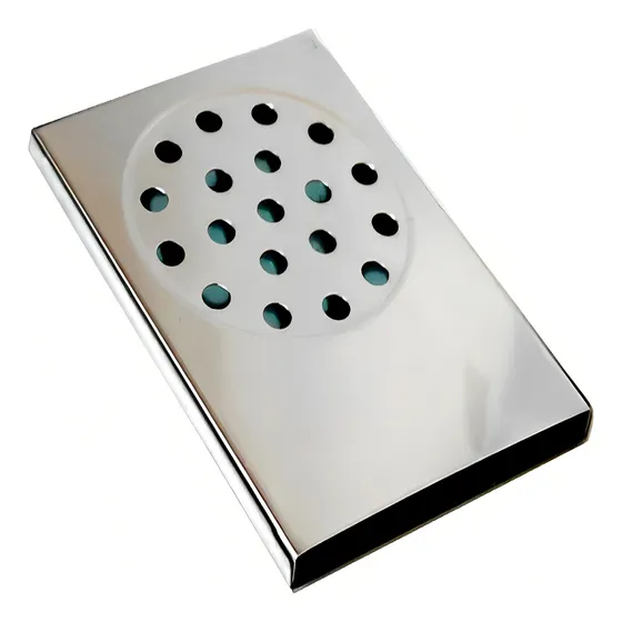 Pratic Ralo Inteligente Para Box 14x10cm em aço inoxidável