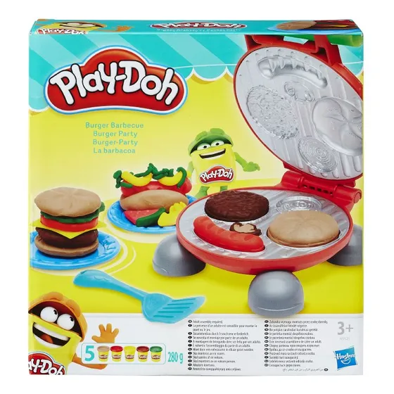 Hamburguesas A La Parrilla Play Doh