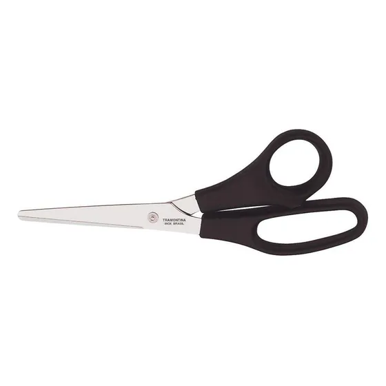 Tesoura Tramontina Para Uso Geral 8" Com Lamina Em Aço Inox Cor Preta