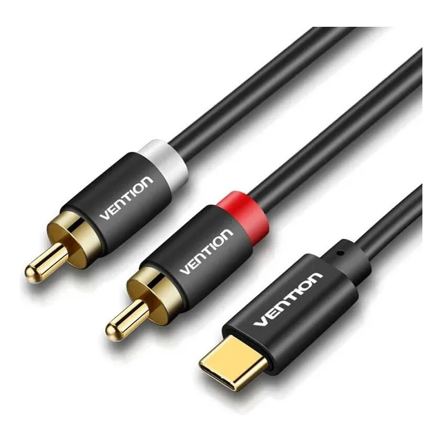 Vention - Cable De Audio Usb C A 2 Rca