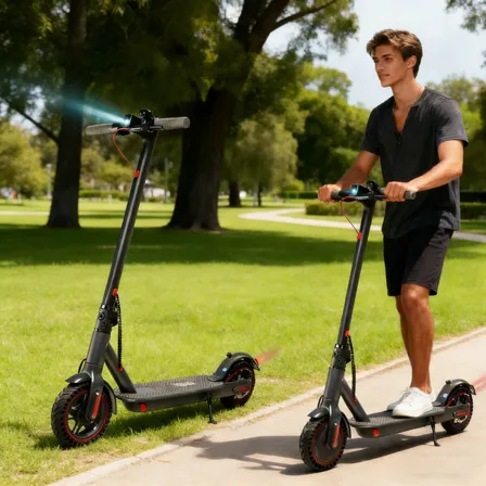 Patinete Eletrico 350w Dobrável Mini Scooter Eletrica Adulto Preto