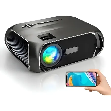 Projetor T7 4000 Lumens 1280p Full Hd 4k Espelhamento Wi-fi