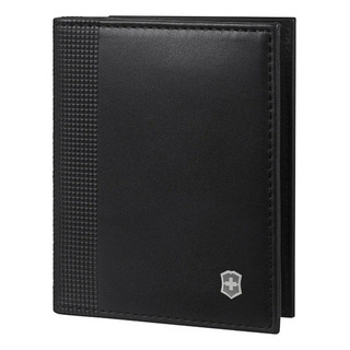 Porta Tarjetas Documento Victorinox Altius Alox Bifold Rfid. Color Negro Diseño De La Tela Liso Porta Tarjetas Documento Victorinox Altius Alox Bifold Rfid. Color Negro Diseño De La Tela Liso