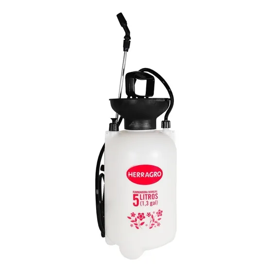 Fumigadora Agricola Manual 5 Litros - Herragro Color Blanco