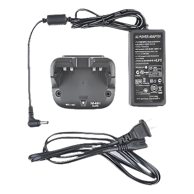 Cargador Rápido Para Icom Ic-g80 Ic-v80e Portátil De Dos Vía