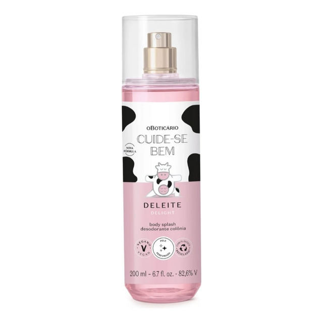 Desodorante Colônia Body Splash Deleite 200ml Vaquinha Desodorante Colônia Body Splash Deleite 200ml Vaquinha