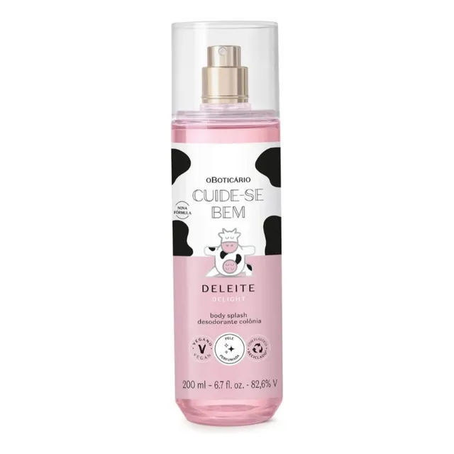 Desodorante Colônia Body Splash Deleite  200ml Vaquinha