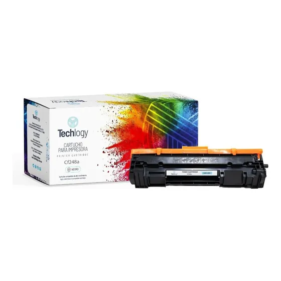 Toner Techlogy 48a Cf248a Con Chip M15w Mfp M28w 29 Tinta Negro