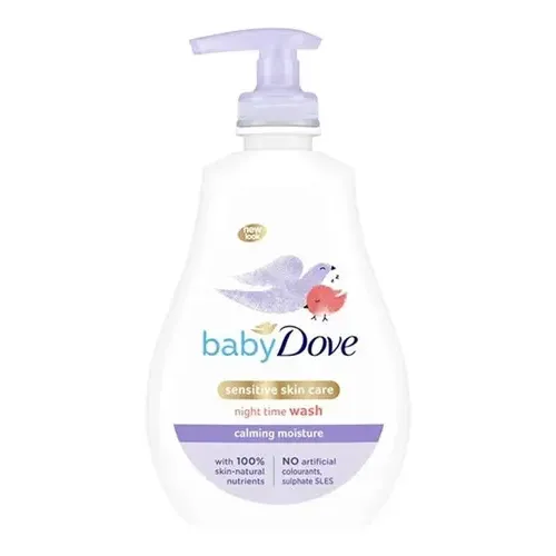 Jabón Líquido Relajante de Glicerina Baby Dove Hora de Dormir 400 ml
