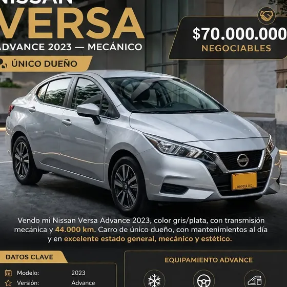 Nissan Versa 2023 1.6 Advance