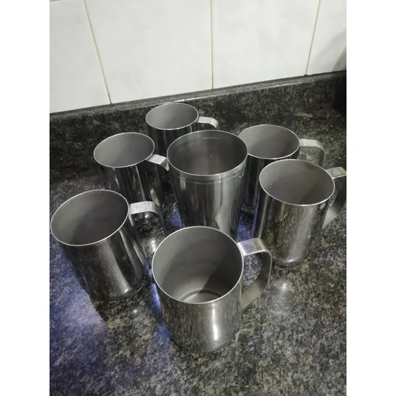 Juego De 6 Tazas Grandes Y 1 Vaso Gde Renaware 
