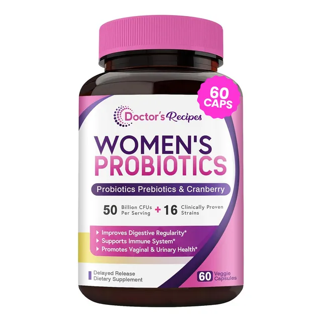 Probióticos Mujer Urinario Intestinal Vaginal 60 Caps Eg P32 Doctor's Recipes