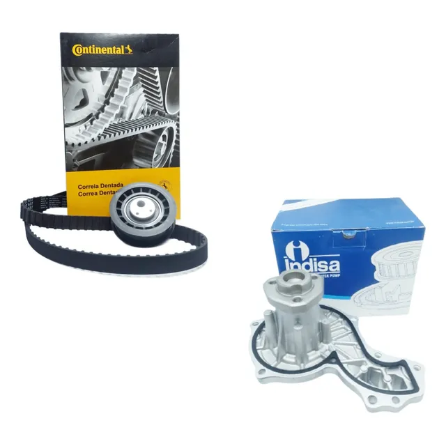 Kit Correia Dentada E Tensor + Bomba D'água Gol Motor Ap