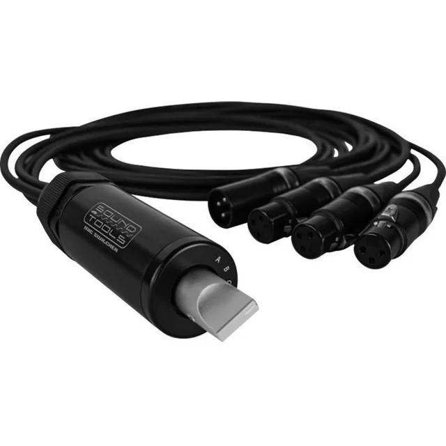 Selector De Microfonos Xlr A/b/c Mic Switcher Soundtools 