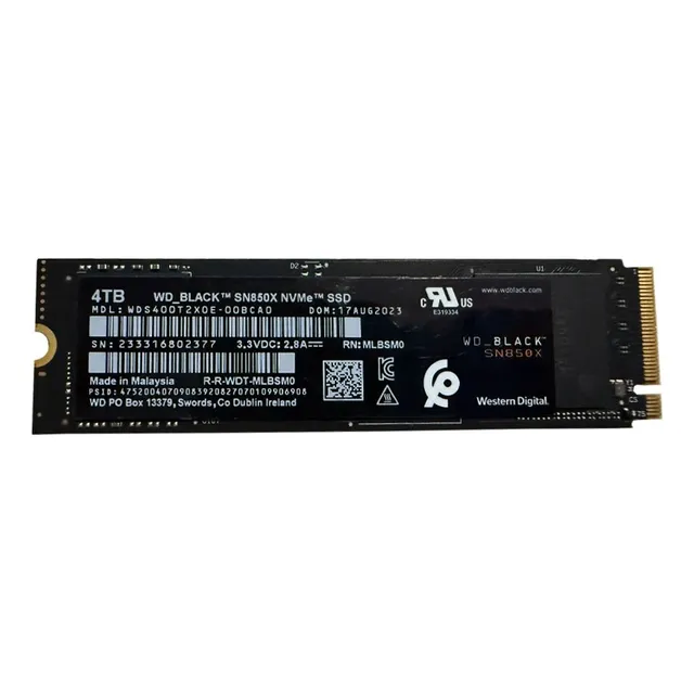 Ssd Negro M.2 2280 Nvme Pcie4.0x4 De 4 Tb