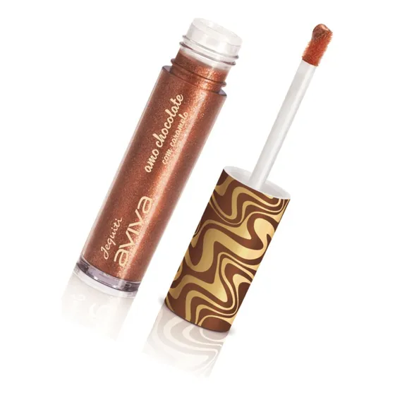 Gloss Labial Aviva Eu Amo Chocolate Chocomousse 4ml 