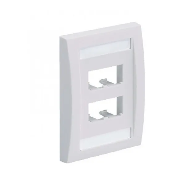 Faceplate 4 Y 2 Puertos Blanco Opaco Panduit