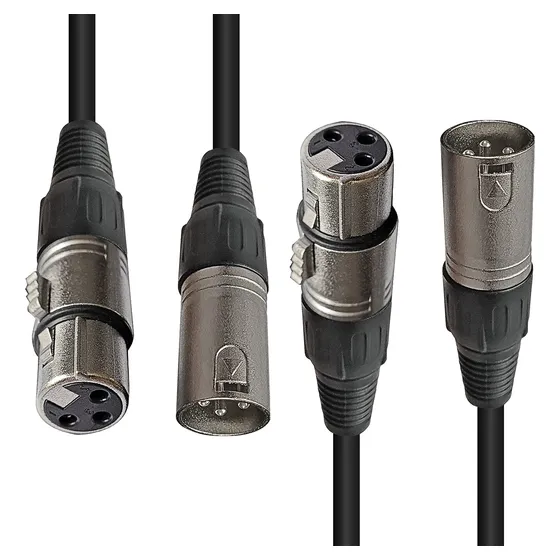 Dio Microfono Xlr Profesional Para Escenario Estudio Casa (