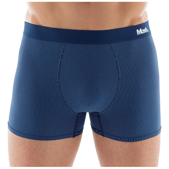 Cueca Boxer Mash Masculina Risca De Giz Microfibra Elástico