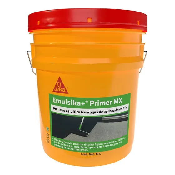 Sika Primario Asfáltico Base Agua Emulsika Primer Mx 19 Lt