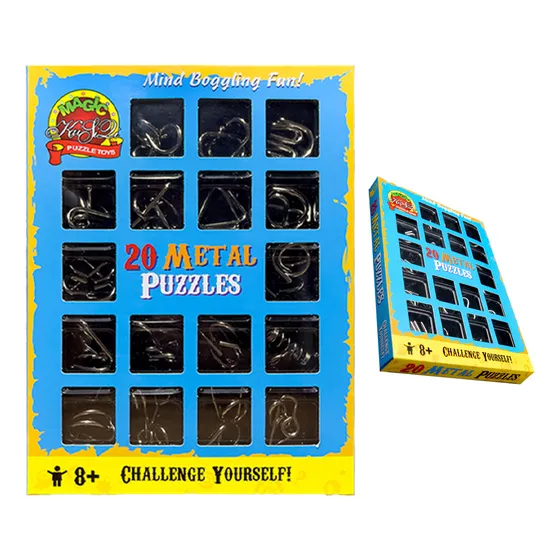 Rompecabezas De Metal - 20 Piezas - Puzzle Metálico Acertijo
