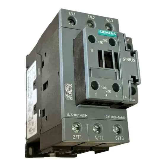 Contactor Siemens 3rt20361an60 