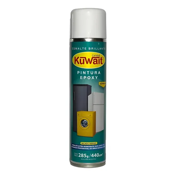 Pintura En Aerosol Epoxi Kuwait X 440 Cc Color Blanco