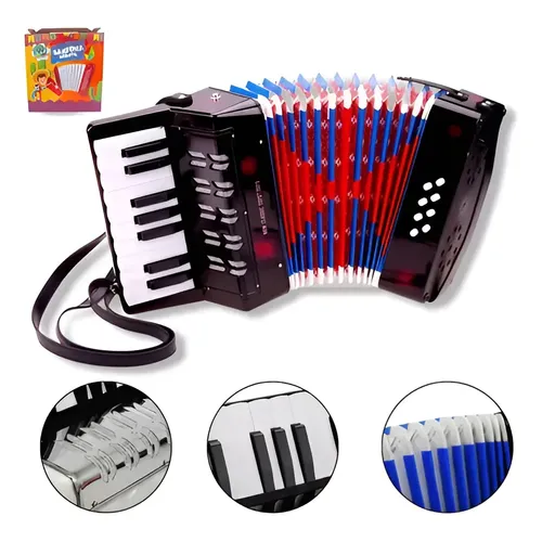 Concertina Accordion 20 Key 40 Reed Hexagon Portable | MercadoLivre