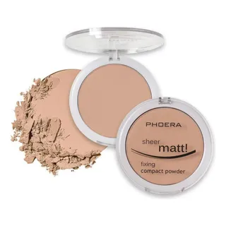 PĂł Compacto Matte Alta Cobertura Ultra Fino 12g Phoera PĂł Compacto Matte Alta Cobertura Ultra Fino 12g Phoera