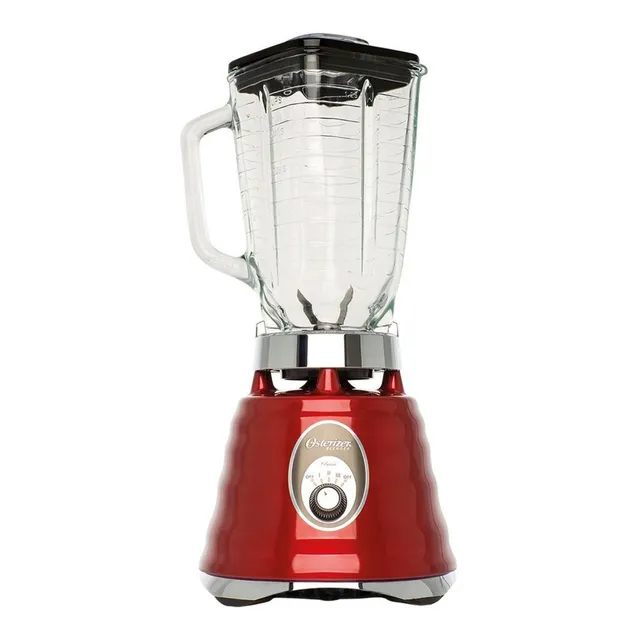 Licuadora Oster Osterizer Classic 1.25 L roja con vaso de vidrio 127V - Incluye 1 accesorios