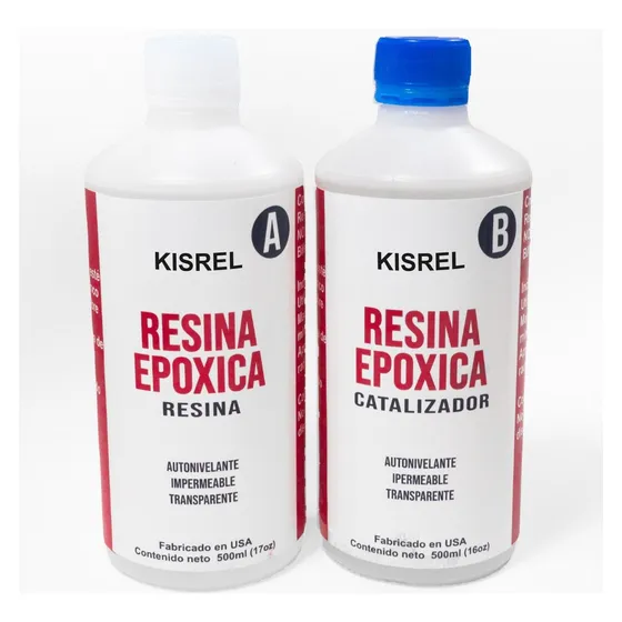 Resina Epoxica  1 Litro (500 A + 500 B Ml)  Americana